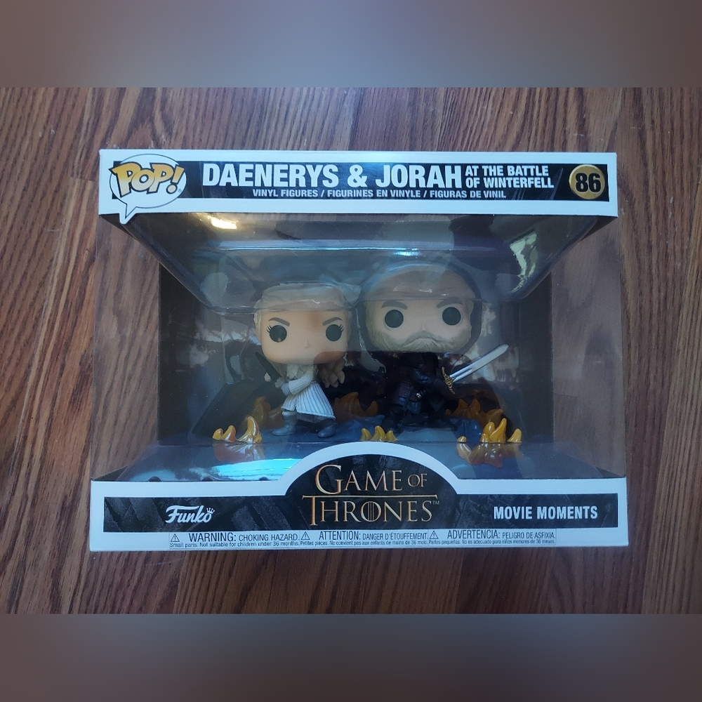 Funko POP! Daenerys and Jorah at the Battle of Winterfell
